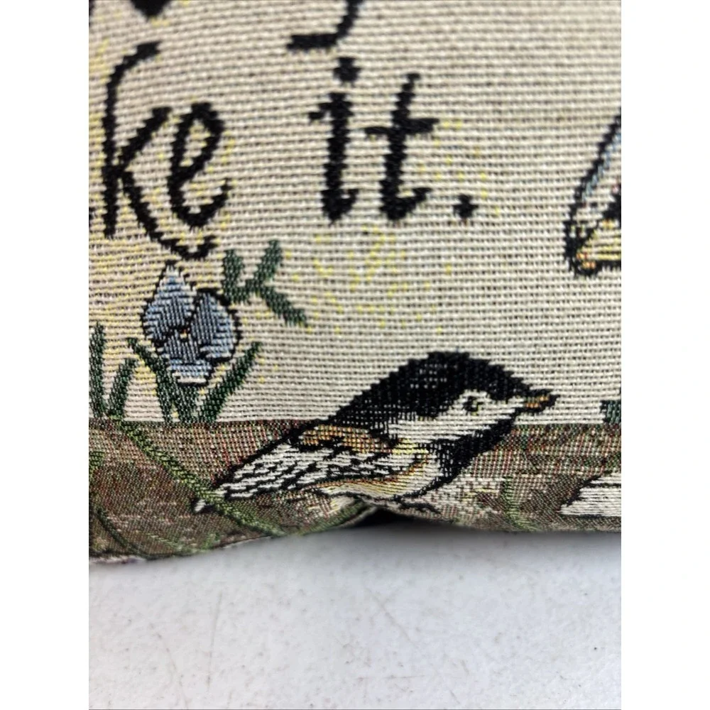 HOME IS‎ WHERE YOU MAKE IT Rectangle Tapestry Pillow 12x8 Cottagecore